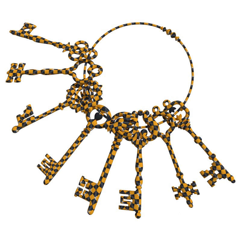 Vintage key ring 04 Image 7