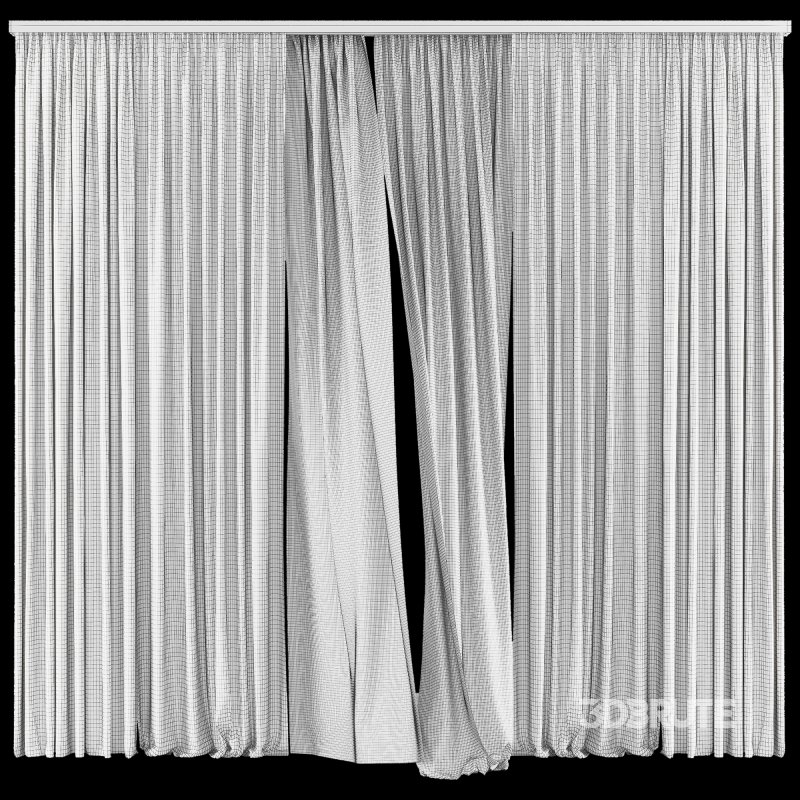 Silk and Cotton Curtain Set 87 Image 4