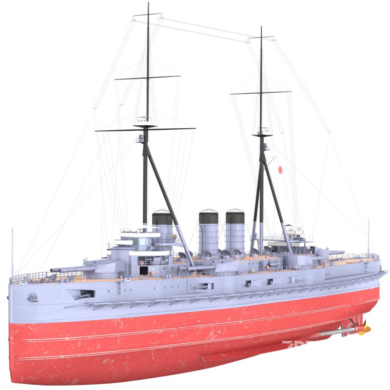 IJN Kawachi Japanese battleship Image 1