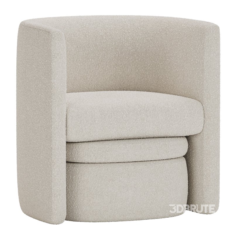 Braedin Upholstered Barrel Accent Chair Image 4