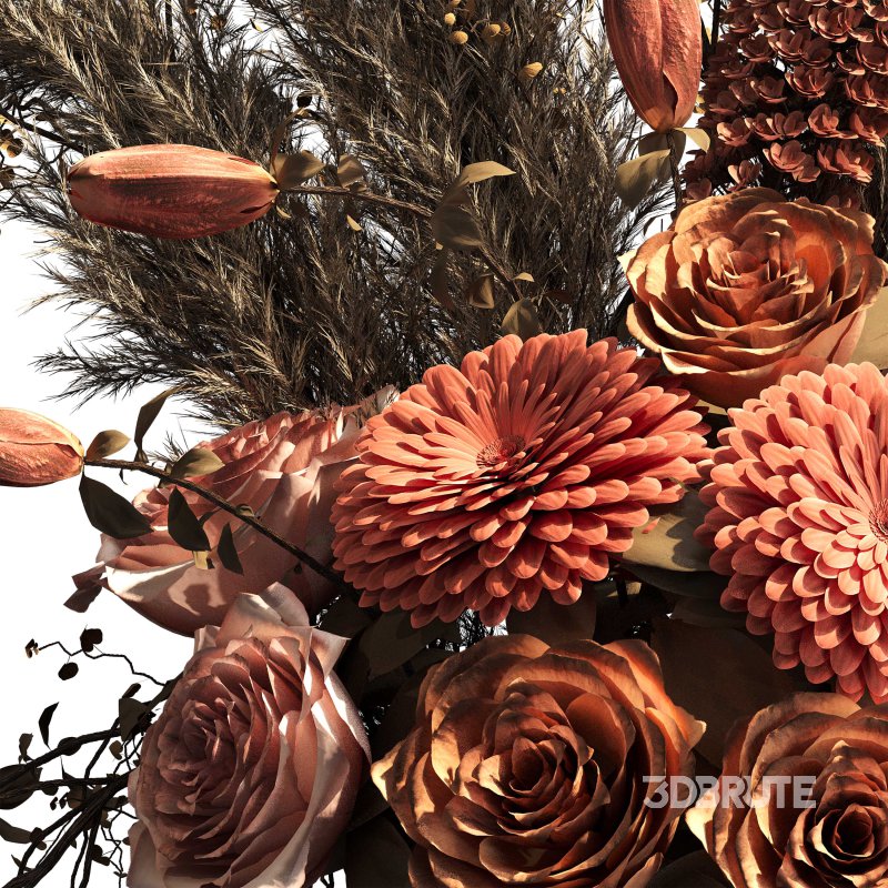 Bouquet of flowers set 001 Image 4