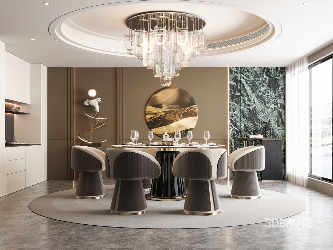 Modern dining room Image 1