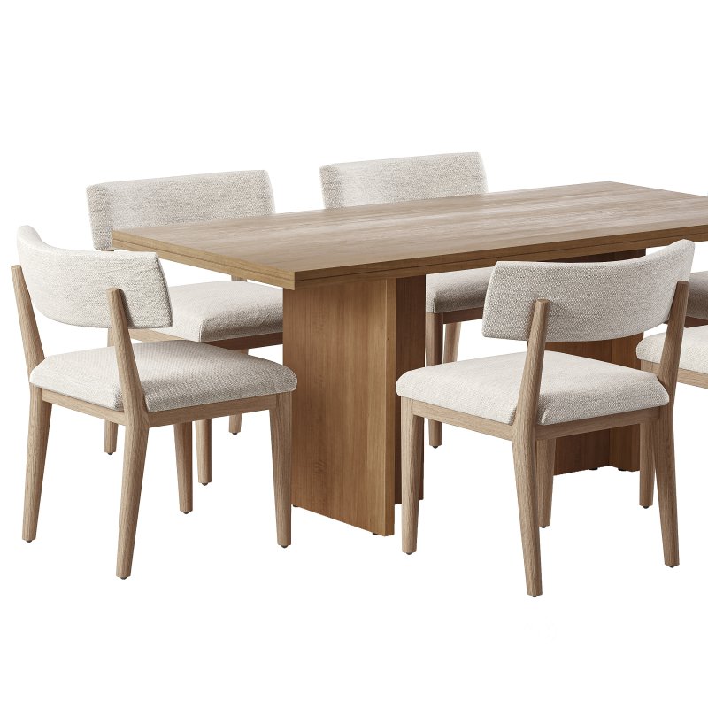Cardell Dining Chair and Lars Dining Table Image 4