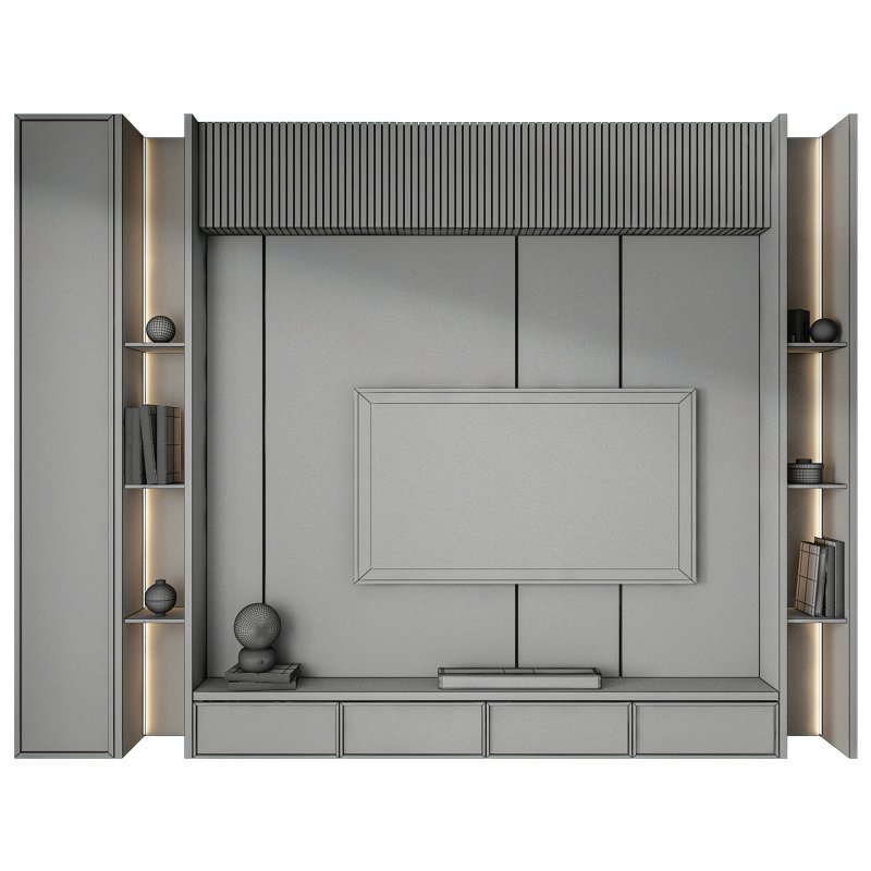 tv wall set 26 Image 3