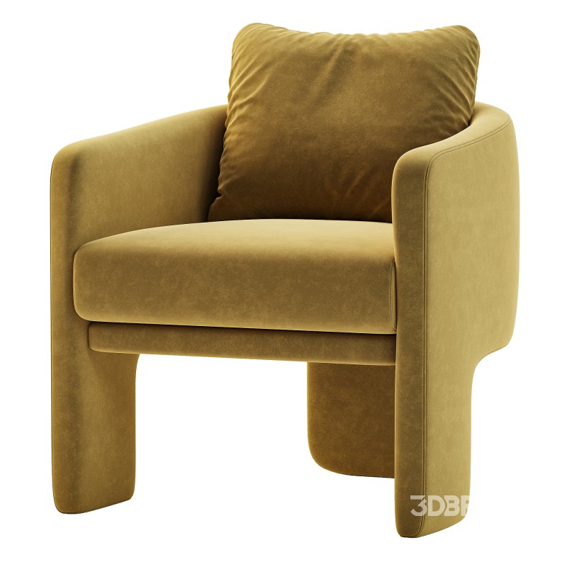 Efren Fabric Armchair Image 5