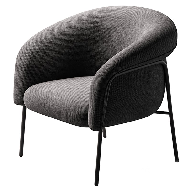 ARMCHAIR KENSOL Velvet Blue Image 2