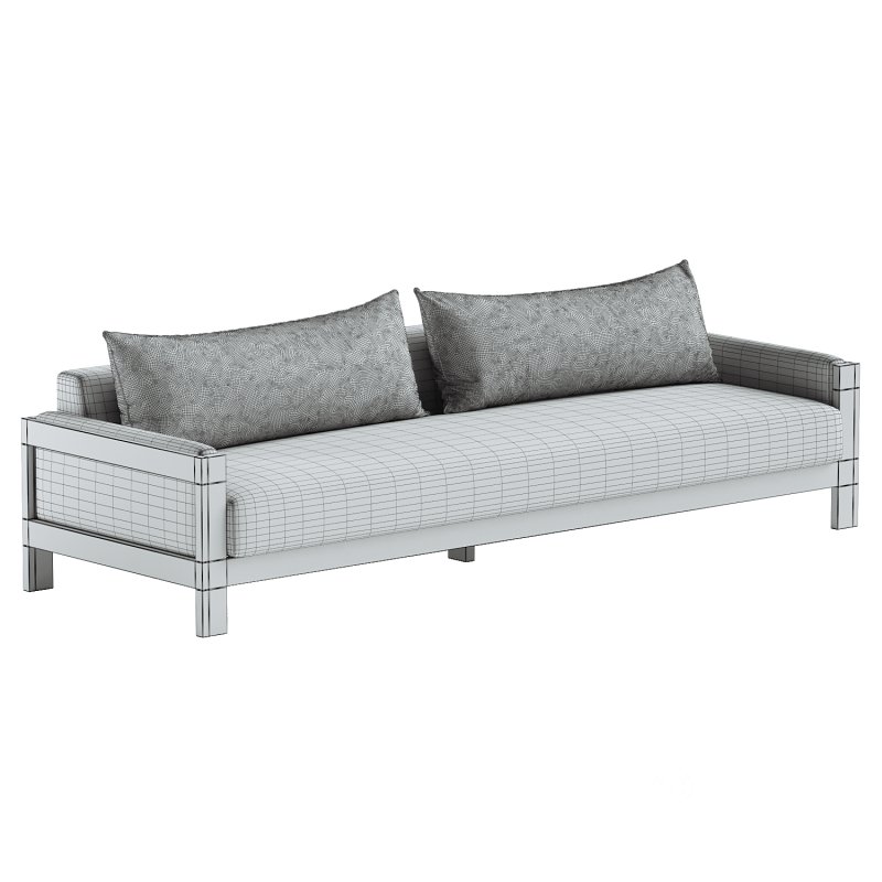 Chapman Outdoor Metal Sofa Image 1