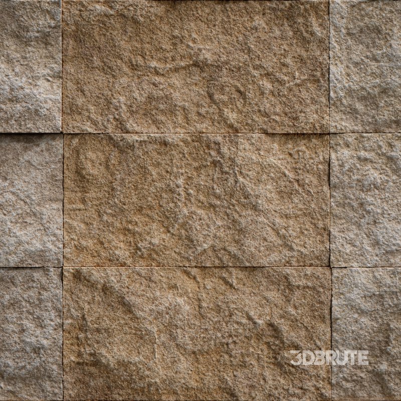 Split Face Travertine 07 (Seamless) Image 2