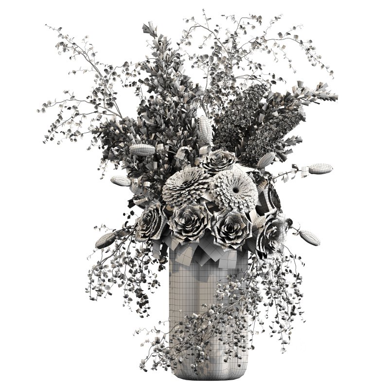 Bouquet of flowers set 001 Image 2