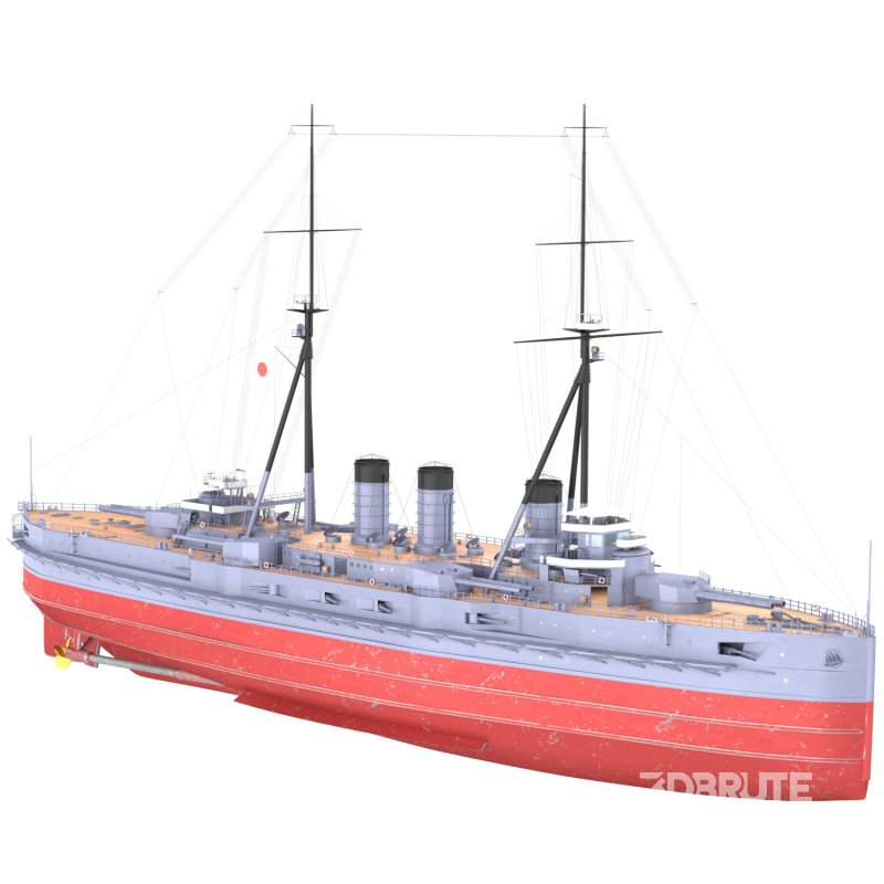 IJN Kawachi Japanese battleship Image 4