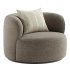 Kylan Boucle Swivel Chair - Thumbnail 8