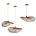 Boho Hand-woven Rattan Chandelier Decorative Pendant Light - Thumbnail 4