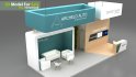 exhibition booth stand 3d Model - Thumbnail 5