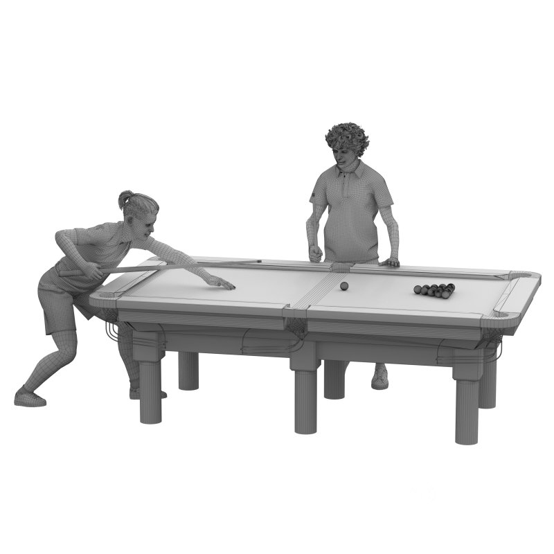 Playing Billiards Image 3