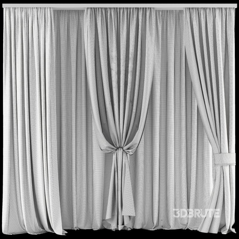 Silk and Cotton Curtain Set 82 Image 4