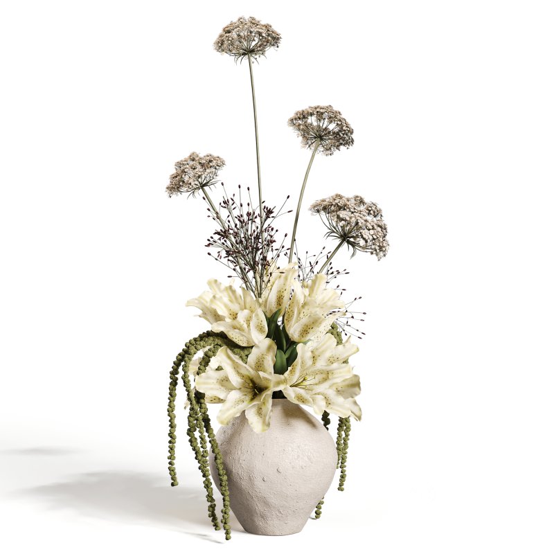 Crimson Whisper Floral Arrangement set50 Image 2