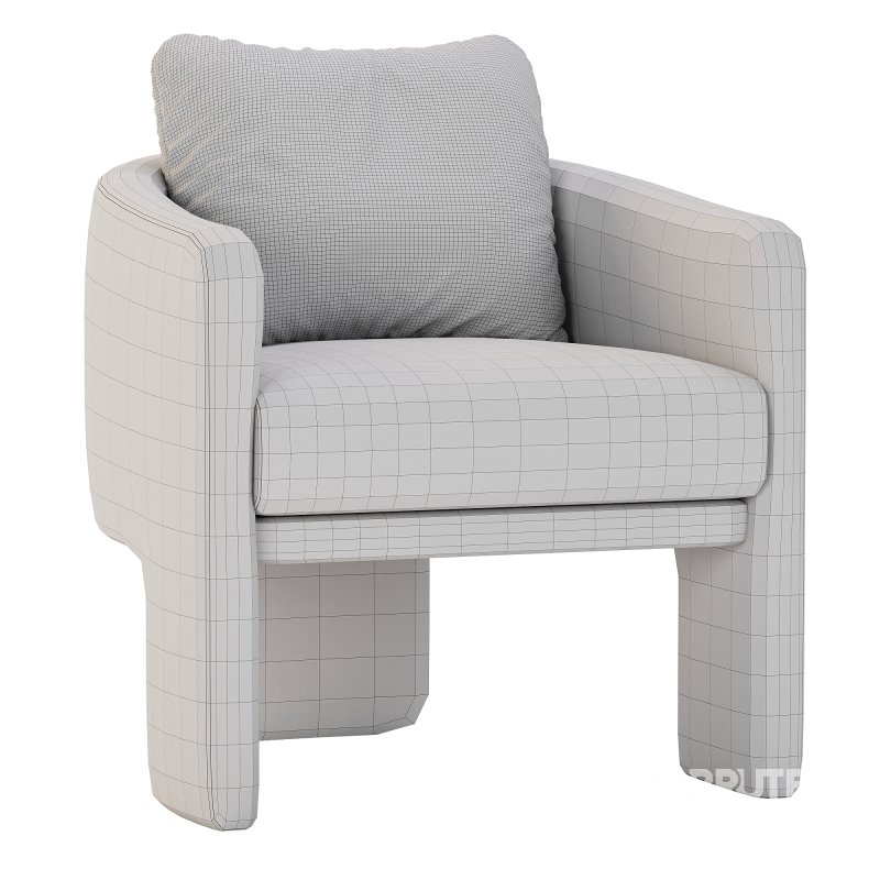 Efren Fabric Armchair Image 6