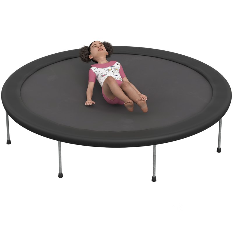 Child on Trampoling Game Image 2