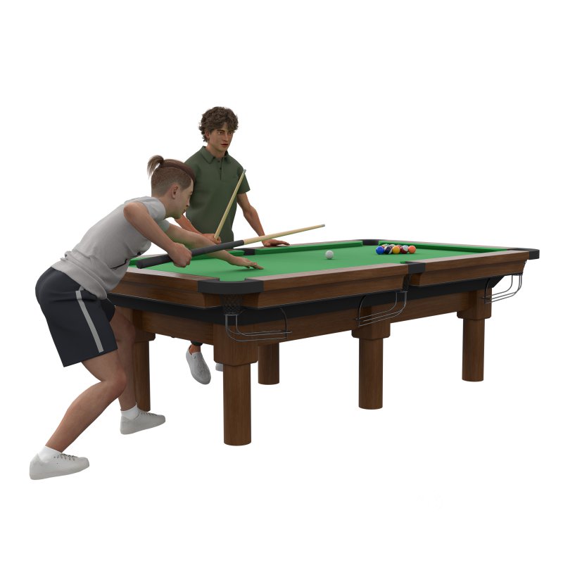 Playing Billiards Image 4