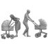Parents with Baby Stroller 2 - Thumbnail 4