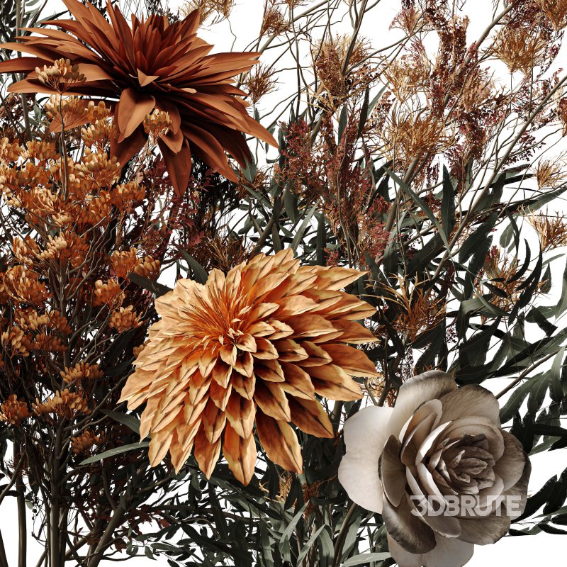 Bouquet of flowers set 008 Image 6