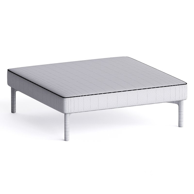 pouf fabric metal Image 1