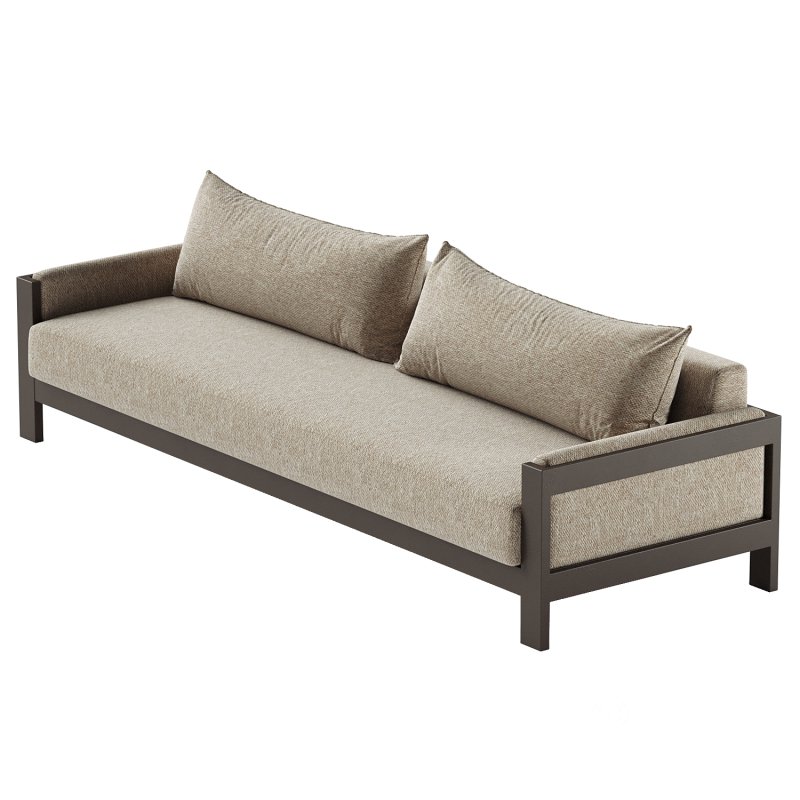 Chapman Outdoor Metal Sofa Image 3