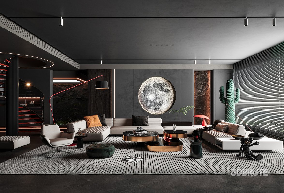 modern living room Image 1