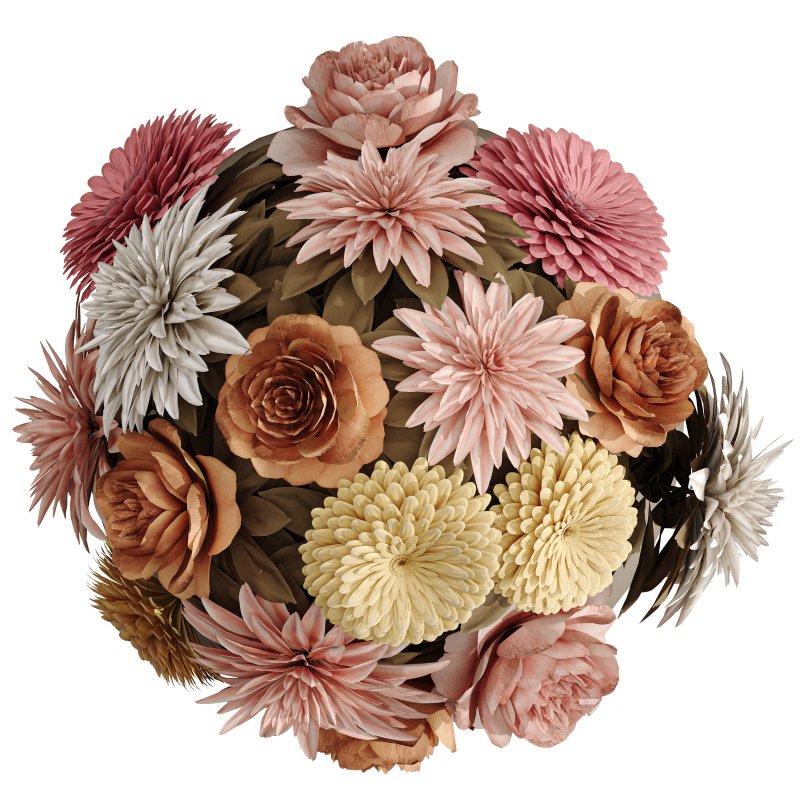 Bouquet of flowers set 006 Image 6