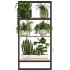 Metal Stand & Wooden Shelf Plant - Thumbnail 4