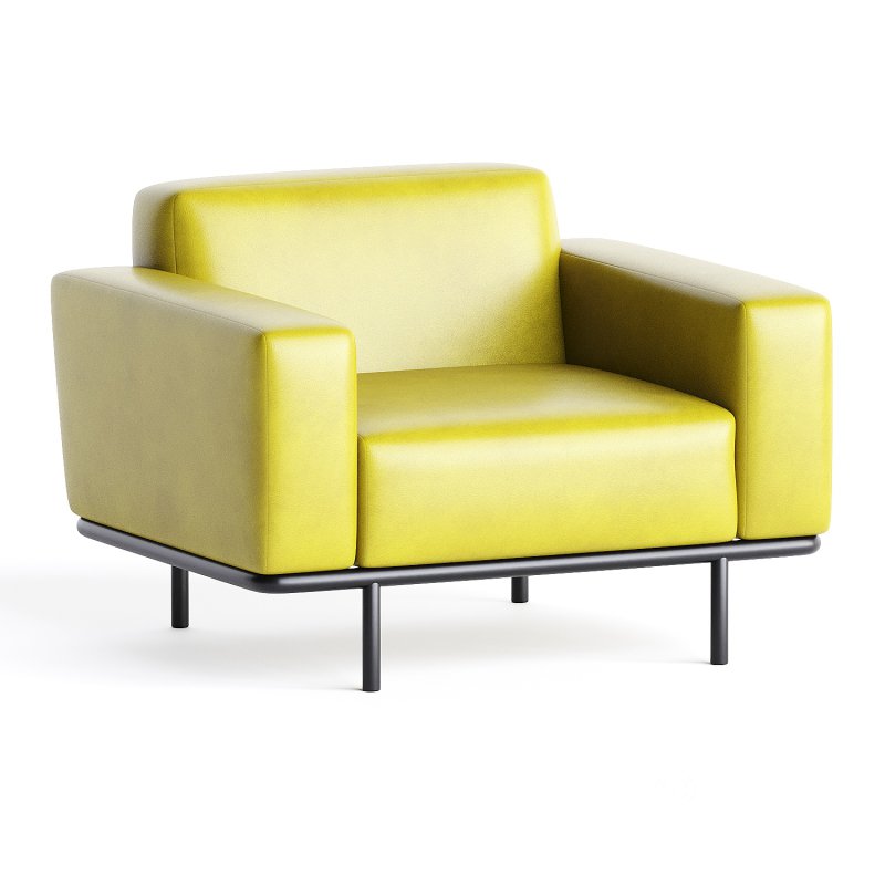 green armchair Image 3