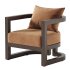 Emory Single Acacia Club Chair - Thumbnail 6