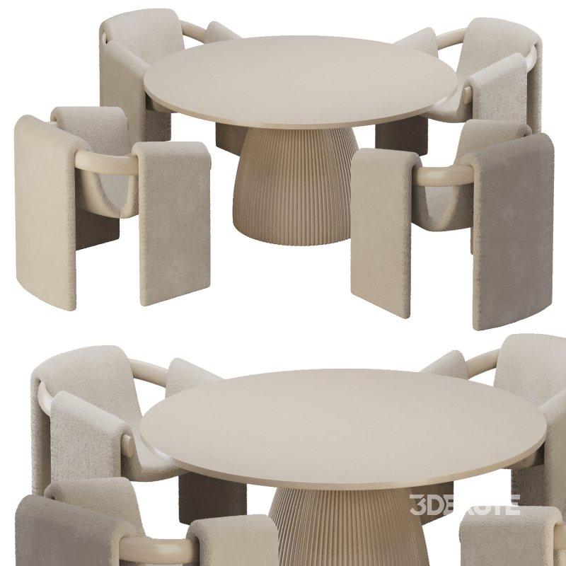 Dinning chair and table311 Image 1