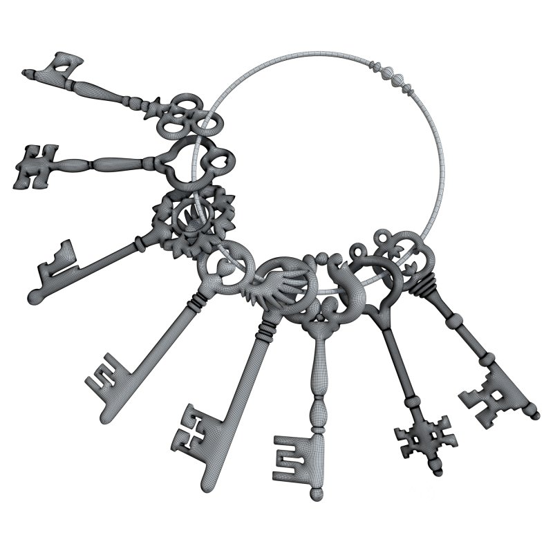 Vintage key ring 04 Image 6