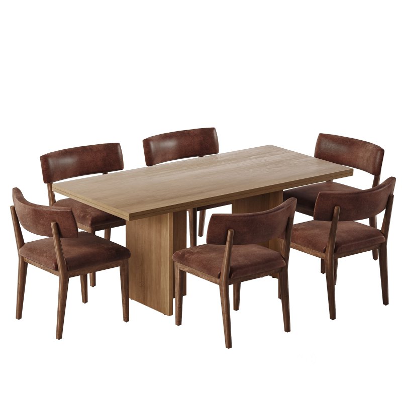 Cardell Dining Chair and Lars Dining Table Image 3