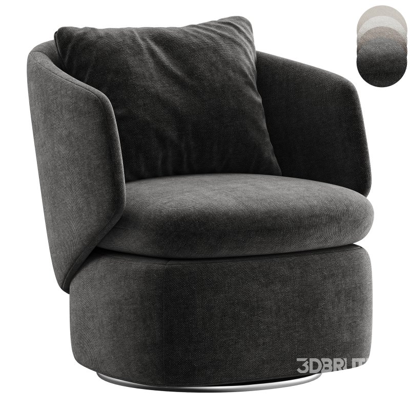 Crescent Swivel Chair By westelm Image 5