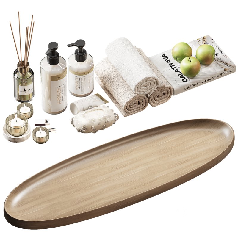 Decorative set bath tray 09 Image 3