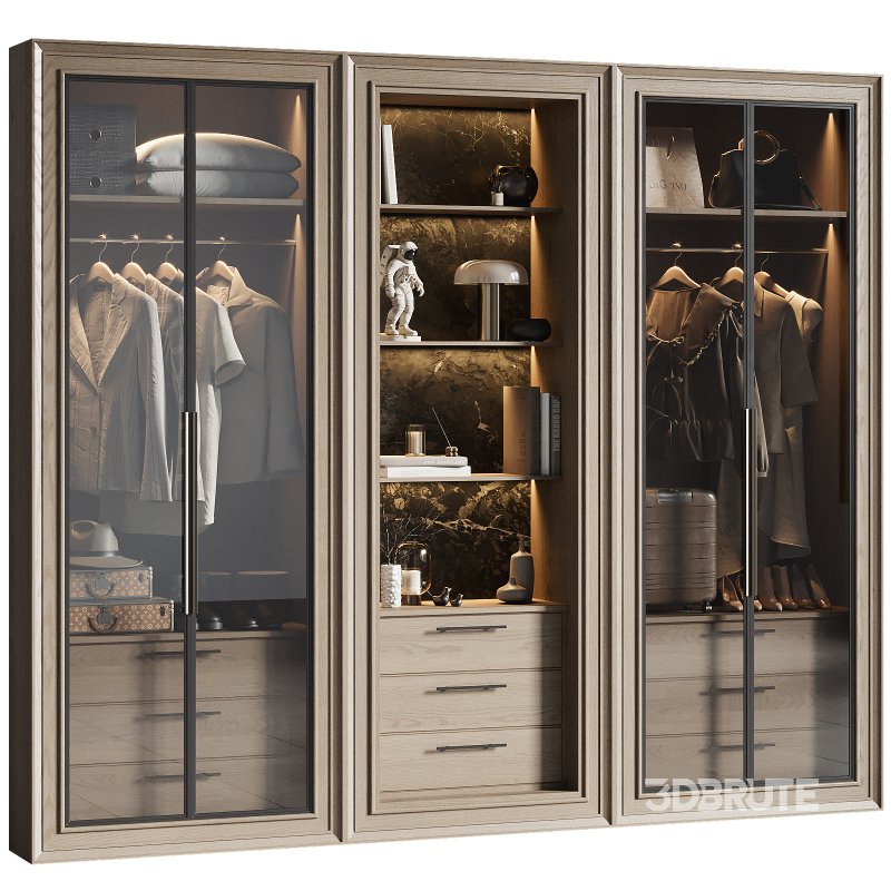 Contemporary Wardrobe Closet 07 Image 3