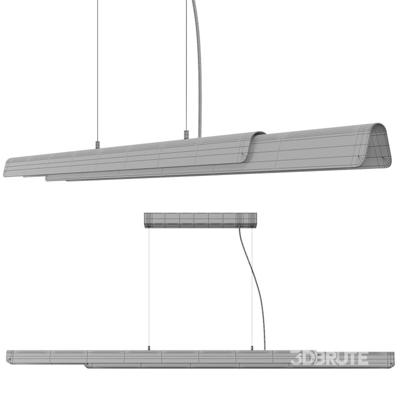 Dala Linear Pendant Light by KDLN Image 4