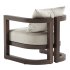Emory Single Acacia Club Chair - Thumbnail 4