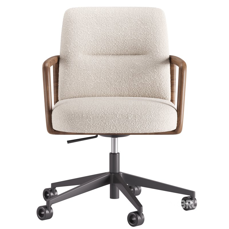Cuna Low Back Office Chair by Porada Image 9