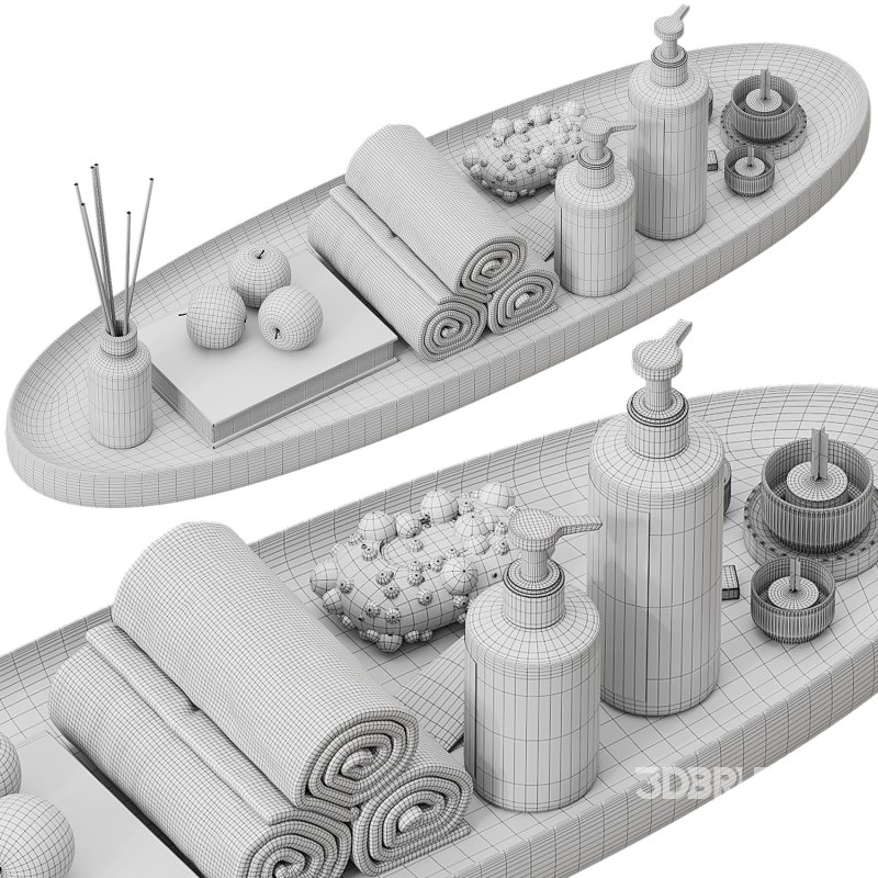 Decorative set bath tray 09 Image 4