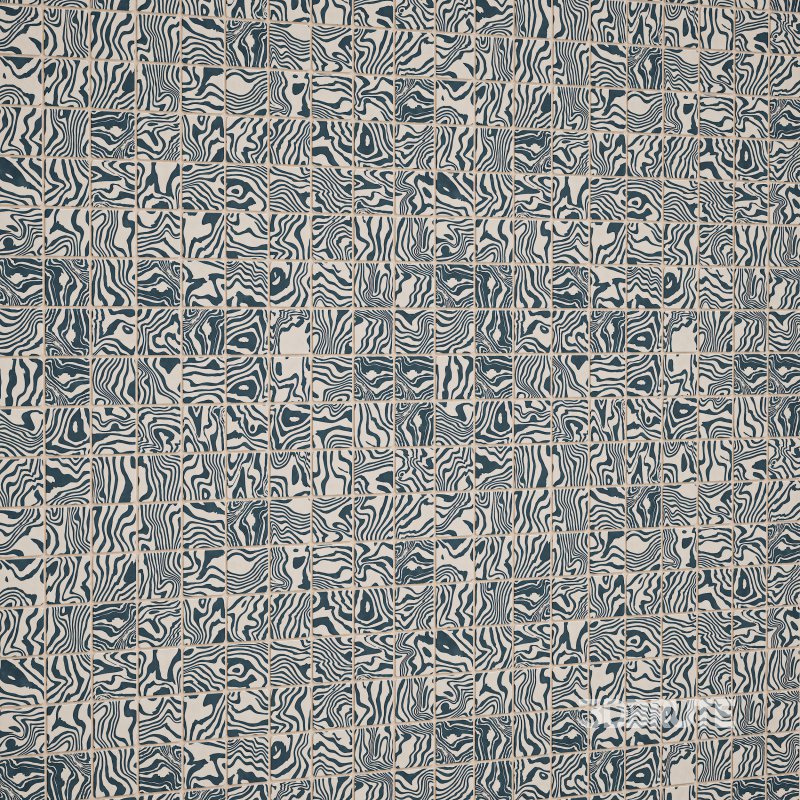 Handmade Glazed Terracotta Square Tile (Seamless) Image 4