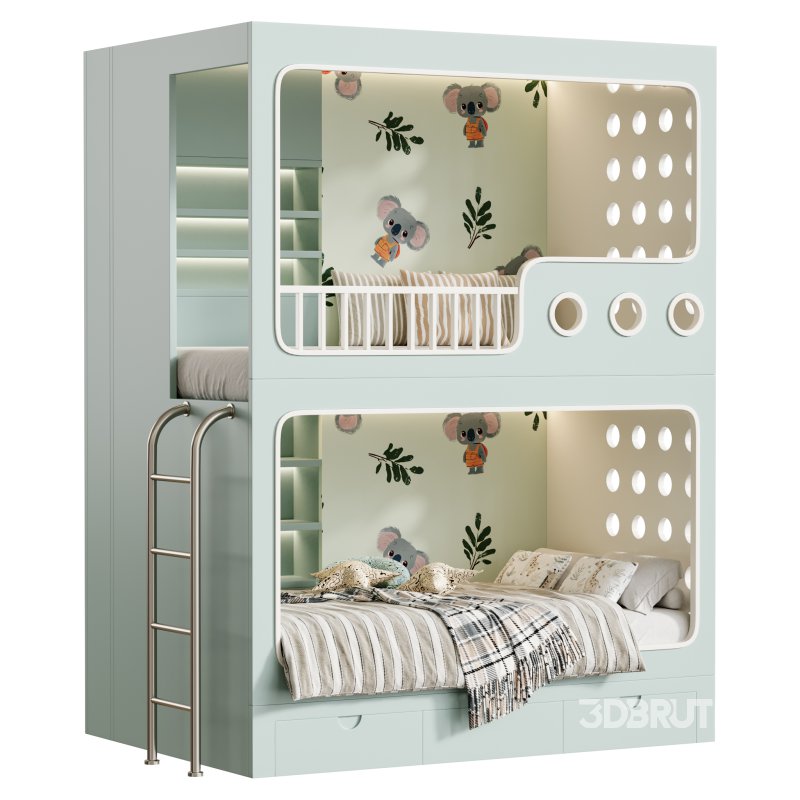 Bunk-bed-for-kids-001 Image 2