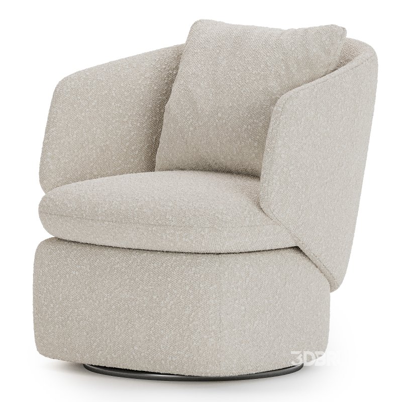 Crescent Swivel Chair By westelm Image 5