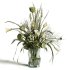 Artichoke with green trumpet flowers Arrangement - Thumbnail 1