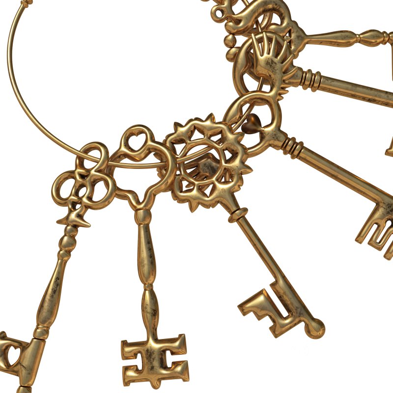 Vintage key ring 04 Image 3