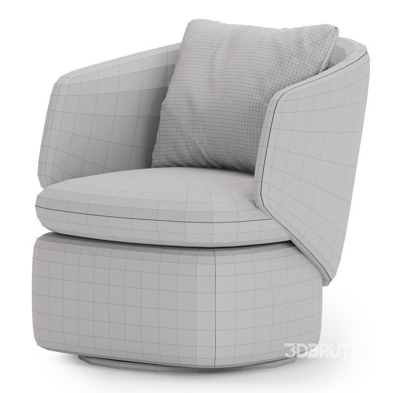 Crescent Swivel Chair By westelm Image 2