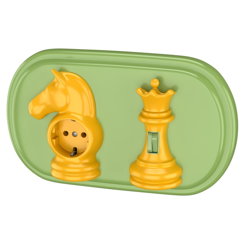 Sockets and Switches in the Shape of Chess and Checkers Pieces Image 3