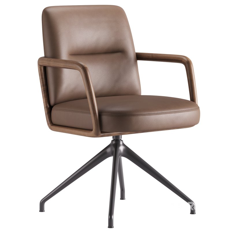 Cuna Low Back Office Chair by Porada Image 4